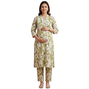 DUMMY SHAPE Maternity Dresses for Women Cotton