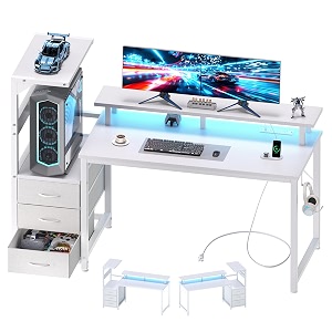 DUMOS 52 inch Gaming Desk with USB