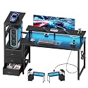 DUMOS 52 Reversible Gaming Computer Desk with