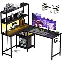 DUMOS 53 L Shaped Gaming Desk with