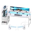 DUMOS 59 Reversible Gaming Computer Desk with