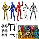 Dumwick Assembly Completed Titan 13 Action Figure,2026 New Lucky Robot 13 Action Figures,3D Printed Action Figure,Nova 13 Figure Desktop Decorations Game Gifts (Assembly Completed-5 PCS)
