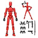 Dumwick Assembly Completed Titan 13 Action Figure,2026 New Lucky Robot 13 Action Figures,3D Printed Action Figure,Nova 13 Figure Desktop Decorations Game Gifts (Assembly Completed-Red)