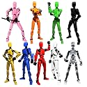 Dumwick Assembly Completed Titan 13 Action Figure,2026 New Lucky Robot 13 Action Figures,3D Printed Action Figure,Nova 13 Figure Desktop Decorations Game Gifts (Assembly Completed-9 PCS)
