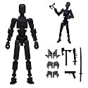 Dumwick Assembly Completed Titan 13 Action Figure,2026 New Lucky Robot 13 Action Figures,3D Printed Action Figure,Nova 13 Figure Desktop Decorations Game Gifts (Assembly Completed-Black)