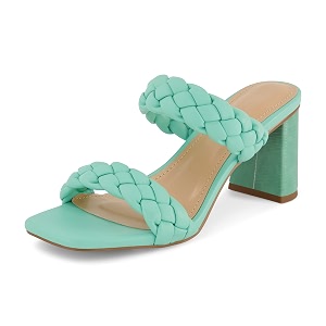 Dunes Iris Chunky Braided Heel Sandals for