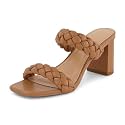 Dunes Iris Chunky Braided Heel Sandals for