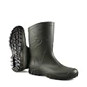 Dunlop Flying Dee - Protective Footwear Unisex Calf Length PVC Short Wellington Boots, 100% Waterproof and Chemical Resistant