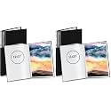 Dunwell 11x17 Portfolio Binder (Black), Presentation Binder with 24 Clear Plastic Sleeves, Large Art Portfolio Folder, Acid-Free Poly Cover and Sleeves (Pack of 2)