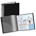 Dunwell 12x12 Presentation Book, 24-Pocket Art Portfolio Binder, Aqua