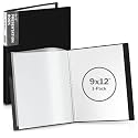 Dunwell 9x12 Presentation Binder, 24 Pockets, Displays 48 Pages, Aqua