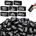 Dunzoom 100 Pcs Motivational Erasers Bulk for Kids, Classic