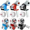 Dunzoom 6 Pack Packing Tape Dispenser Gun with 6 Roll 2 Inch Gun 2.7 Mil Heavy Duty Packaging Tape for Shipping, Moving, Carton and Box Sealing