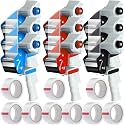 Dunzoom 9 Pack Packing Tape Dispenser Gun with 6 Roll 2 Inch Gun 2.7 Mil Heavy Duty Packaging Tape for Shipping, Moving, Carton and Box Sealing