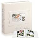 Dunzoom Mr & Mrs Wedding Photo Album 200 Pcs 4x6 Leather Anniversary