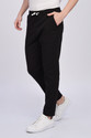 Duooble Solid Men Black Track Pants