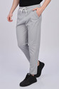Duooble Solid Men Grey Track Pants