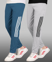 Duooble Striped Men Blue Grey Black White