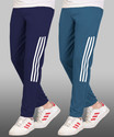 Duooble Striped Men Dark Blue Blue White