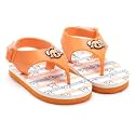 Duosoft Kids Flip Flop Sandals with Bear Motif, Slippers for Baby Girl and Baby Boy, Indoor and Outdoor Slipper for Kids with Strap (K-401)