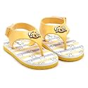 Duosoft Kids Flip Flop Sandals with Bear Motif, Slippers for Baby Girl and Baby Boy, Indoor and Outdoor Slipper for Kids with Strap (K-401)