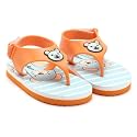 Duosoft Kids Flip Flop Sandals with Bear Motif, Slippers for Baby Girl and Baby Boy, Indoor and Outdoor Slipper for Kids with Strap (K-402)