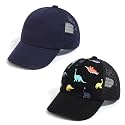 Duoyeree Toddler Baseball Hat, Dinosaur Mesh Adjustable for 0-8T Kids