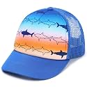 Duoyeree Toddler Baseball Hat, Dinosaur Mesh Adjustable for 0-8T Kids