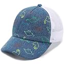 Duoyeree Toddler Baseball Hat, Dinosaur Mesh Adjustable for 0-8T Kids