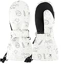Duoyeree Toddler Winter Gloves, Waterproof Fleece Lined Ski Mittens 1-6Y
