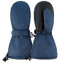 Duoyeree Toddler Winter Gloves, Waterproof Fleece Lined Ski Mittens 1-6Y