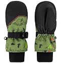 Duoyeree Toddler Winter Gloves, Waterproof Fleece Lined Ski Mittens 1-6Y
