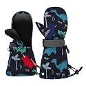 Duoyeree Toddler Winter Gloves, Waterproof Fleece Lined Ski Mittens 1-6Y