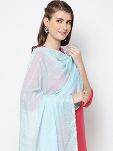 dupatta bazaar cotton blend striped women dupatta