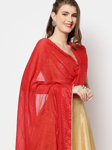 dupatta bazaar cotton blend striped women dupatta