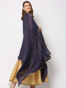 dupatta bazaar cotton blend striped women dupatta