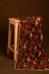 dupattaa velvet embroidered multicolor women dupatta