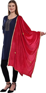 dupattaa velvet self design women dupatta