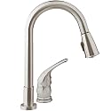 Dura Faucet DF-NMK503-SN RV Pull-Down Kitchen Sink Faucet (Satin Nickel)