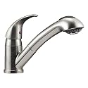 Dura Faucet DF-NMK852-SN RV Pull-Out Swivel Kitchen Faucet (Satin Nickel)