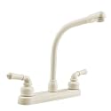 Dura Faucet DF-PK210C-BQ RV Hi-Rise Kitchen Sink Faucet (Bisque)
