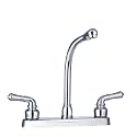 Dura Faucet DF-PK210C-CP RV Hi-Rise Kitchen Sink Faucet (Chrome)