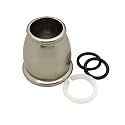 Dura Faucet DF-RK500-SN RV Bell Spout Nut and Rings (Satin Nickel)