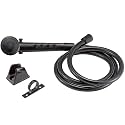 Dura Faucet DF-SA130-BK RV Economical Shower Head and 60-inch Hose Kit - Water-Saving Trickle Switch (Black)