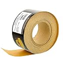Dura-Gold 180 Grit Gold Longboard Sandpaper, Continuous Roll, Hook &amp; Loop