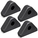 Duraaamo 4 Pack Weld-On Pad Eye A36 Weldable Carbon Steel,4-3/4 Tons Load