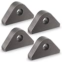 Duraaamo 4 Pack Weld-On Pad Eye A36 Weldable Carbon Steel,6-1/2 Tons Load