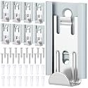 Duraaamo 8 Pack Adjustable Mirror Clips for Wall Mounting