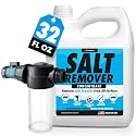 Durabasics Salt Remover Concentrate Kit - Ultimate Boat Salt Remover for Boats & Marine Engine Flush - 32 OZ with Hose Applicator - Perfect for Outboard Motor Flush & Washing Salt Deposits Away