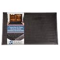 Durable Corporation Heavy Duty Rubber Fingertip Entrance Mat, Outdoor Doormat with Dirt Trapping Surface, Non-Slip Rubber Door Mat, Black, 28" x 46"